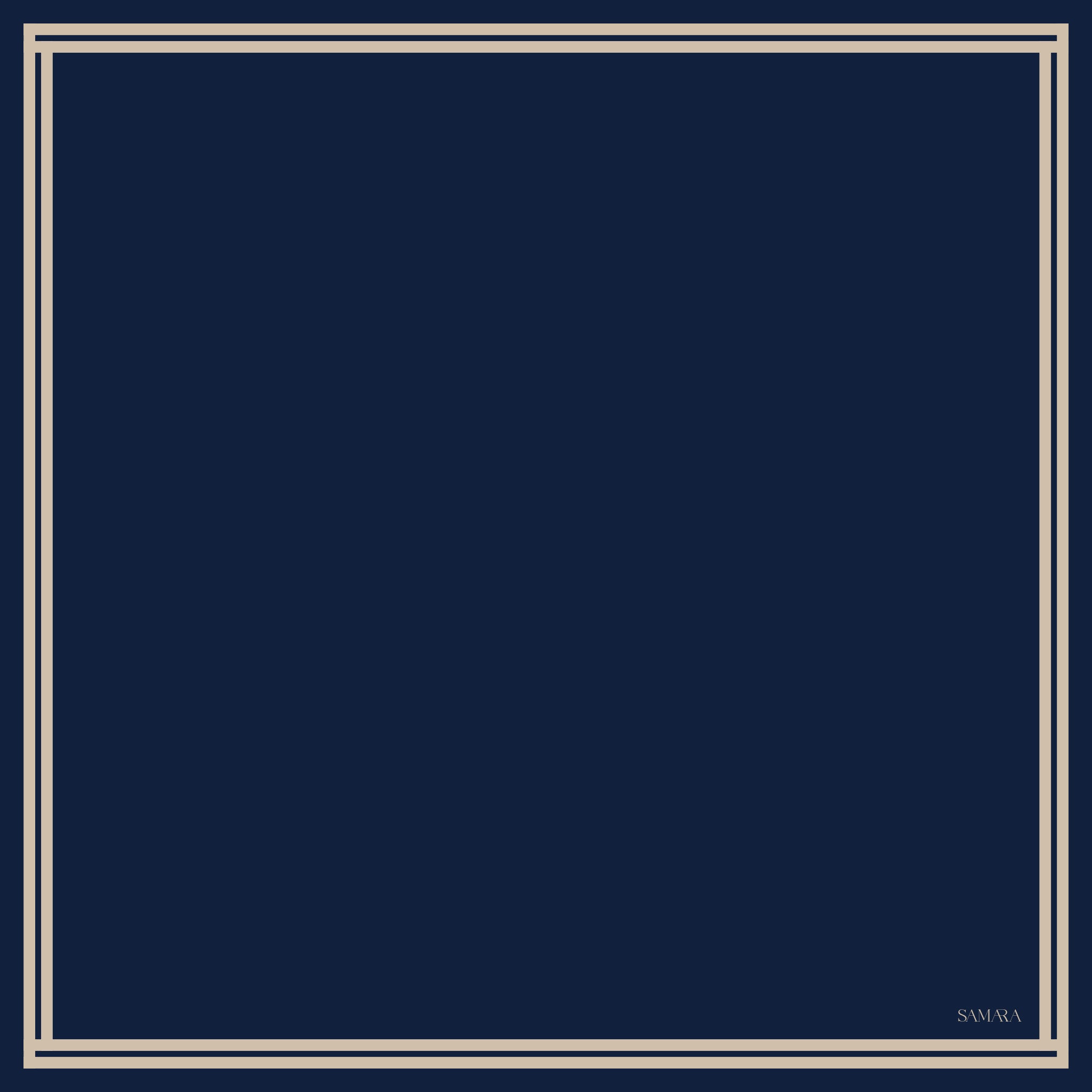 Lisa - Blue & Beige