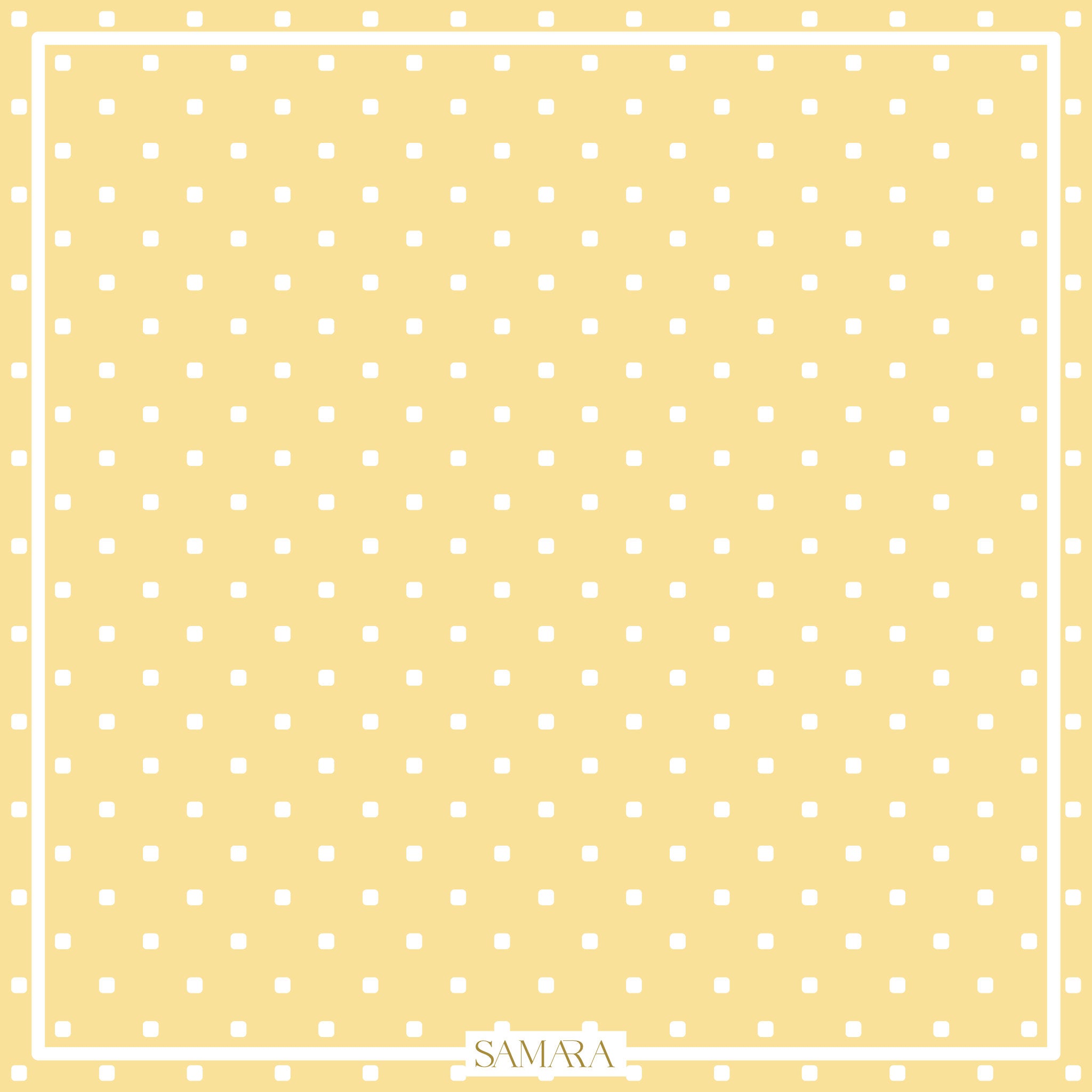 Almafi - Yellow&White